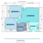 Assisted Living Eagle 2 Bedroom Floor Plan