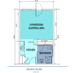 Assisted Living Eagle Studio Floor Plan