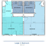 Assisted Living Twin Falls - Large 1 Bedroom Plan