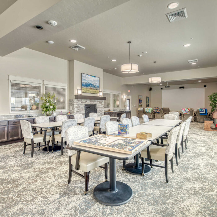 Activity and Theater Room - Grace Assisted Living Fruitland