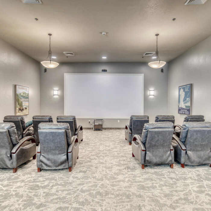 Theater Room – Grace Assisted Living Caldwell Idaho