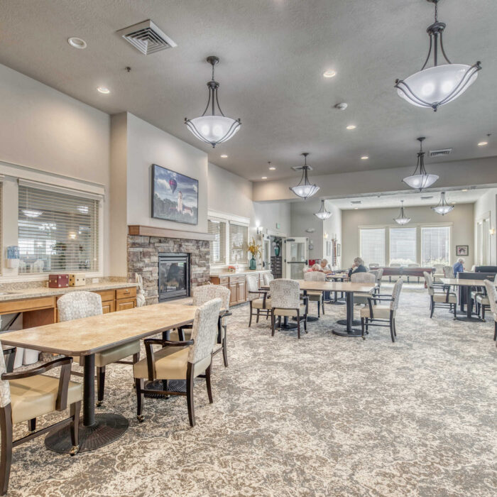 Spacious Activity and Dining Hall at Grace Assisted Living