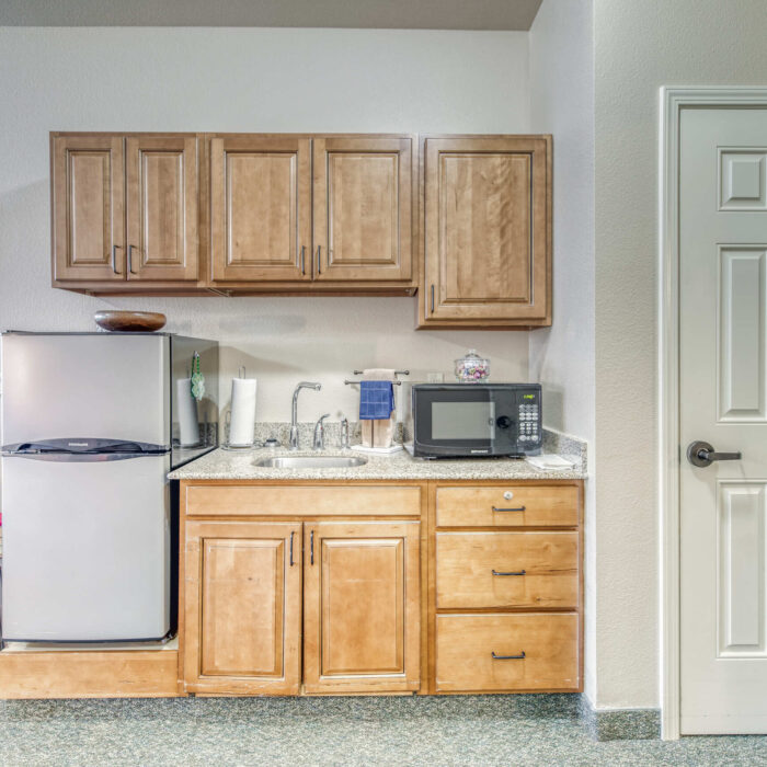 Kitchenette in Senior Living Suite