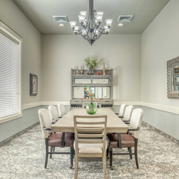 Private Dining Room at Grace Assisted Living