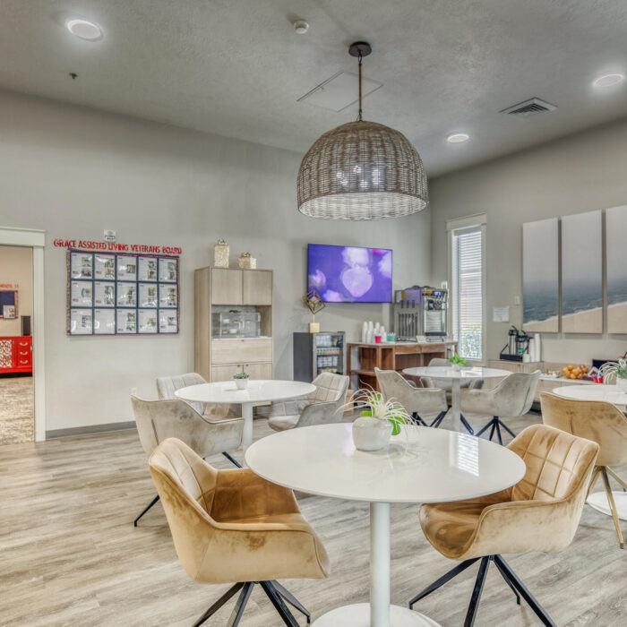 Veterans Corner and CafÃ© Lounge at Grace Assisted Living