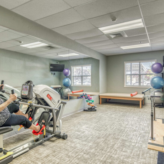 Fitness Room at Grace Assisted Living Boise-Eagle