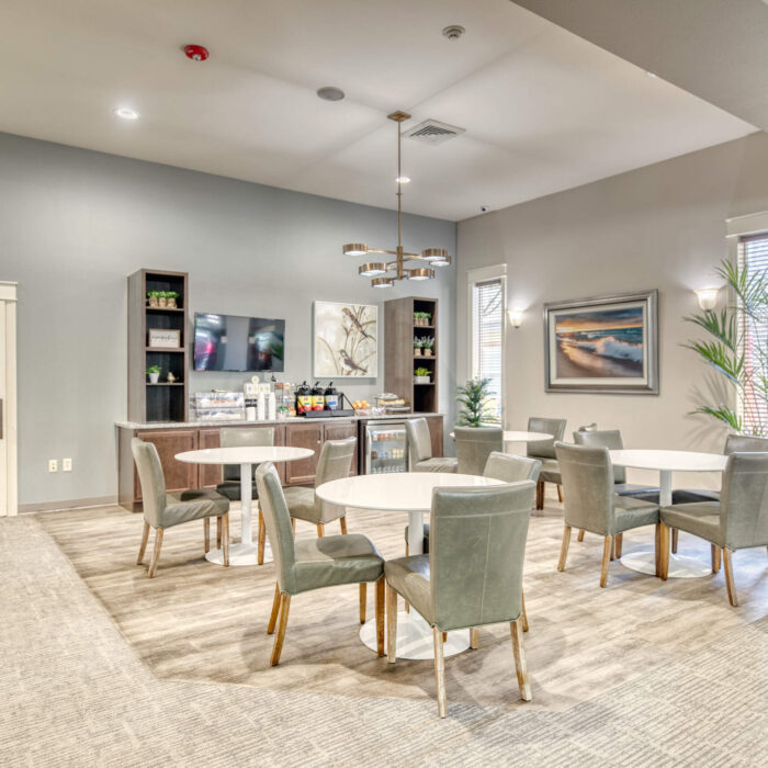 Grace Assisted Living Coffee Lounge and Dining Space