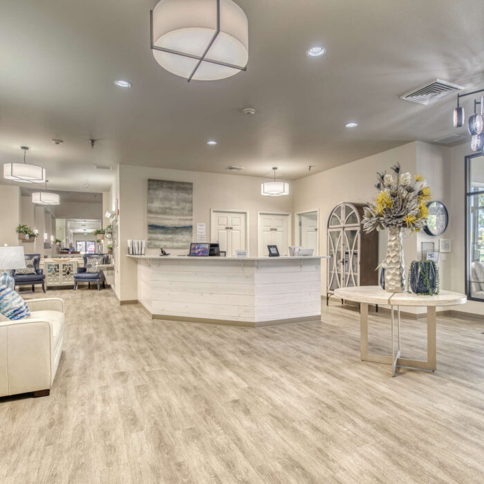 Grace Assisted Living Nampa Front Desk and Entryway