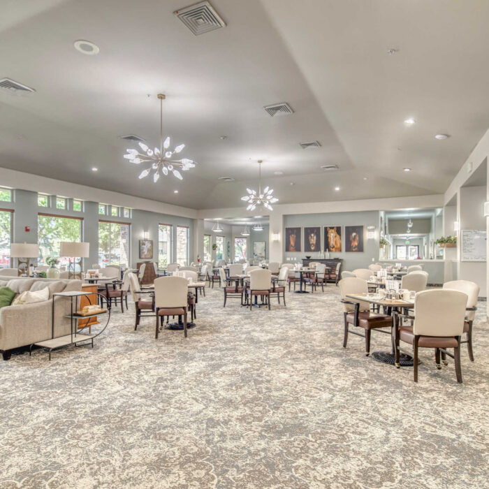 Spacious Dining Room at Grace Assisted Living Meridian