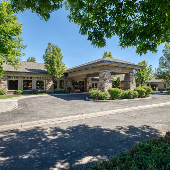 Grace Assisted Living Meridian - Exterior Entrance View