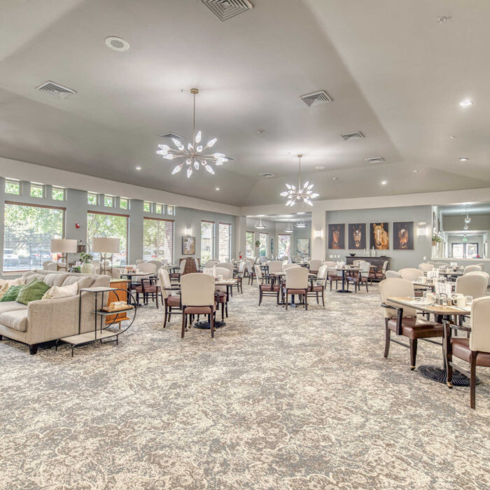 Grace Assisted Living Meridian - Dining Hall and Lounge Area