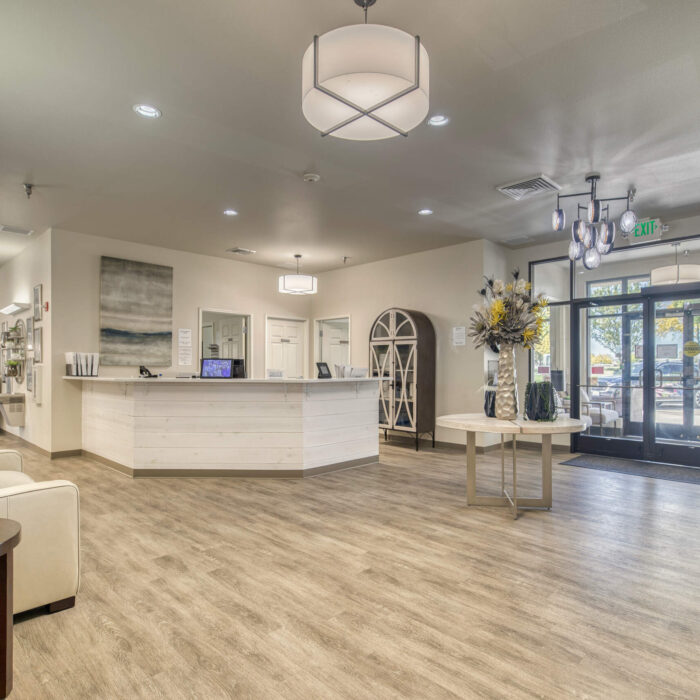 Grace Assisted Living Nampa Reception with Modern Decor