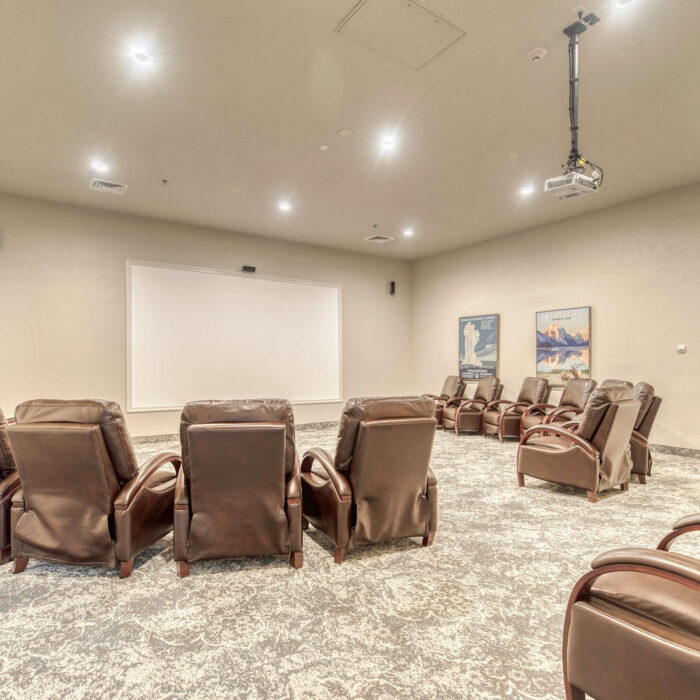 Grace Assisted Living Nampa Theater Room Decor