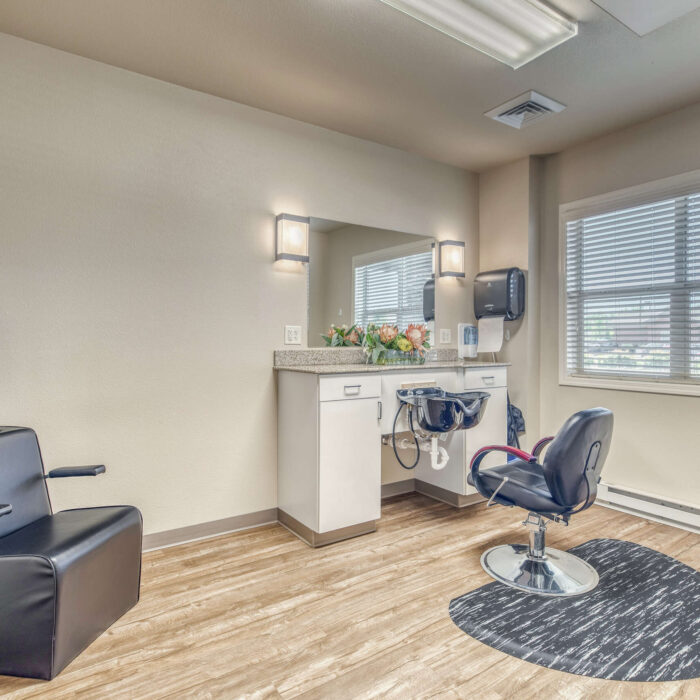 Grace Memory Care Boise salon for residents